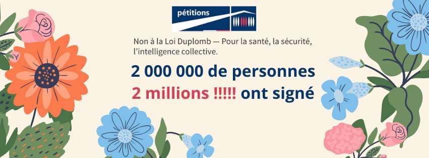 Signer contre la loi duplomb, c'est préserver notre santé, notre planète et notre cohérence démocratique