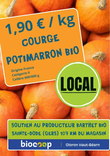Soutien à notre producteur Barthet Bio